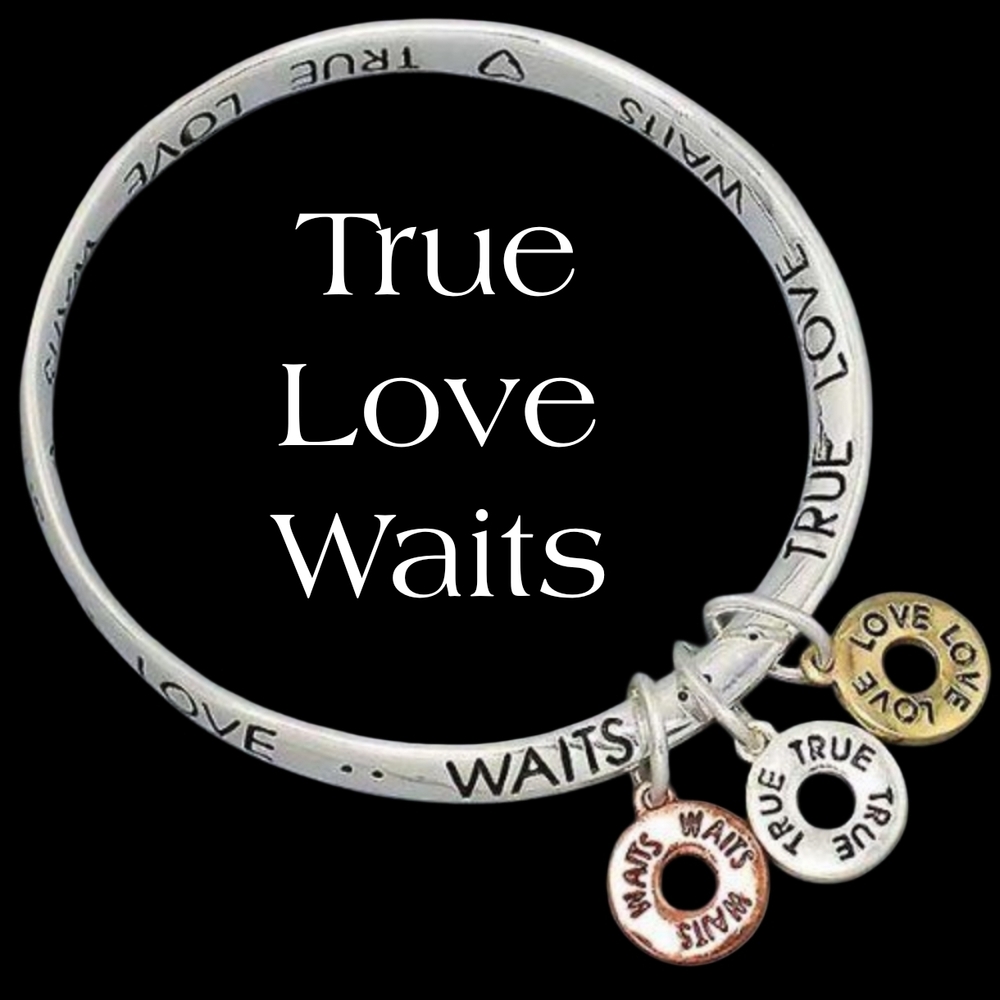 NEW True Love Waits Silver Bracelet